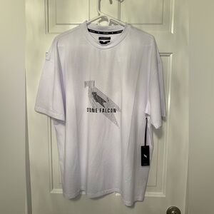 Stone Falcon White Graphic T-Shirt – Relaxed Fit – XL – NWT